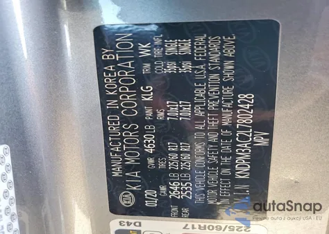 2020 Kia Sportage Lx from USA, damaged, VIN KNDPM3AC2L7802428